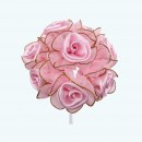 3" Diameter Satin Silk Flower 12X12 | Pink